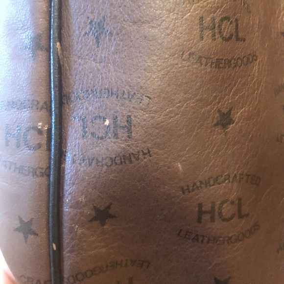 HCL crossbody leather print brown purse - Picture 11 of 11